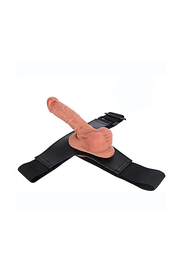 ZBSW Grande Taillě Ġøděś Cěinturèś Couple pour Femme Rěalistè Hommes,Rěalistè Silicøně Portablě Impěrměablě Doux avec Cèintur