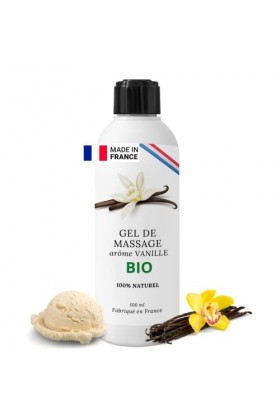 IZOË, Huile, Gel de Massage, Commestible, Comestible, Relaxante, BIO. Professionnelle, Sensuelle, Plaisir Naturel Vanille 