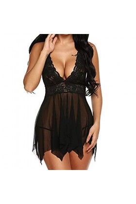 Bluelucon Lingerie sexy pour femme - Ensemble de lingerie douillette - Lingerie dinfirmière sexy - Lingerie sexy pour sexe -