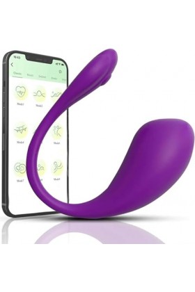 EsHals Vibromasseurs Feminin À Distance - Vibromasseurs Feminin Va Et Vient - Oẹüf Viḃṙānt Connecté Telephmini A Distance Vīb