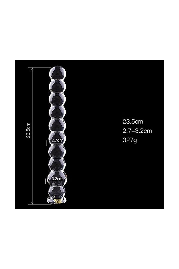 Gode en crystal verre réaliste Go-dé Ceinture pour Couple Go-de Femme Séx Réaliste Realiste God??i?hét pour Homme ?n?le Début