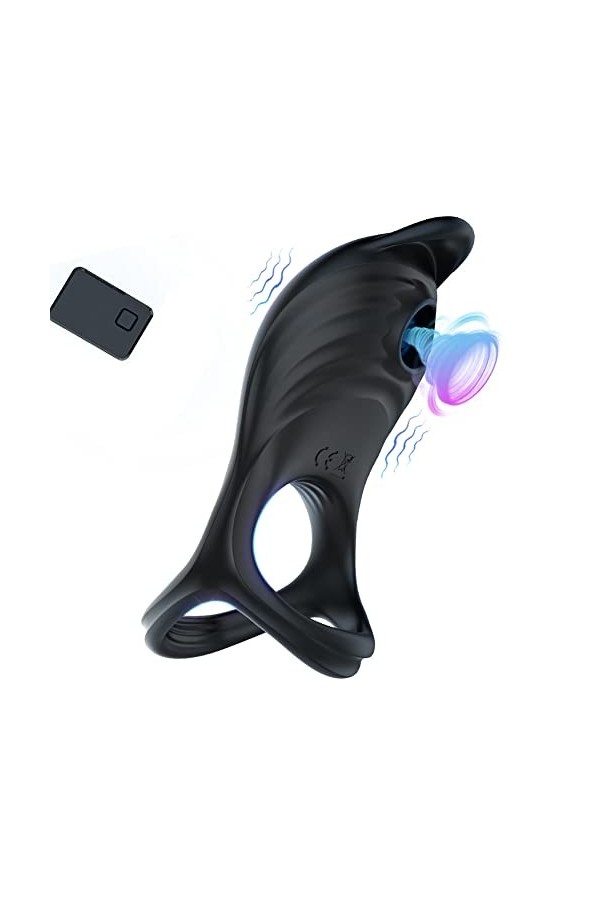 CPXZYUŚ-Éx Tøyș Ġọdẹṃiche Enorme Vibromasseur Anneau de Silicone Silencieux Masculin Anneau Vibrant Couple,Cocķvibrờmásseu G1