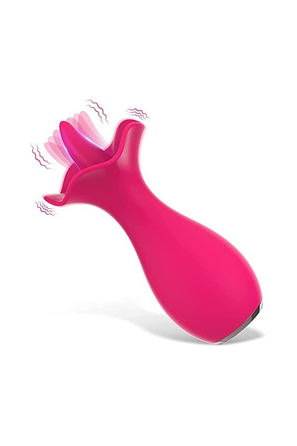 CPXZYUŚ-Éx Tøyș Ġọdẹṃiche Enorme M-Asseur Portable, Stimulateur Automatique de Langue Orale Mamelon Clitoris Ventouse Oral G2