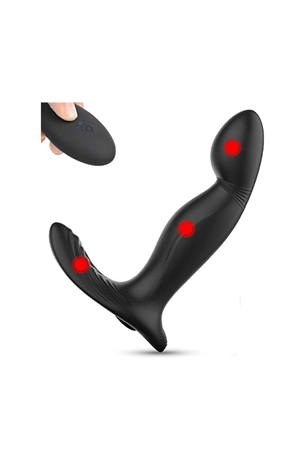 CPXZYUŚ-Éx Tøyș Ġọdẹṃiche Enorme Ànâles-Plúg Prostata Puissant Stimulateur Étanche Dispositif À Distance Silencieux Massan G4