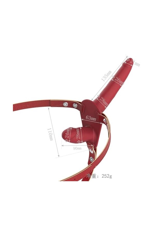 Creux Gode Pour Homme Ceinture Culotte avec Gódèmi?hêt Silicone Portable Sexuel Ouvert Entre