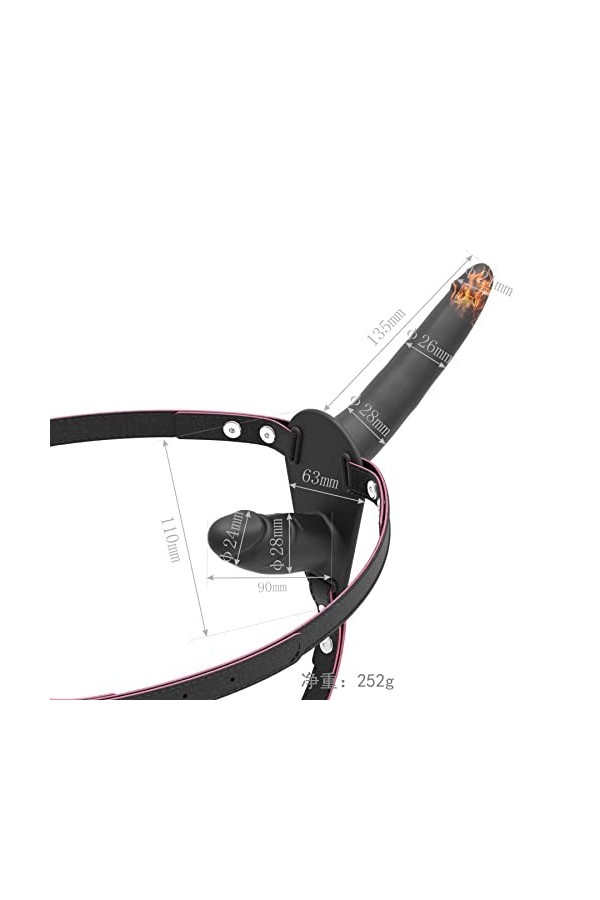 Sèx Didlo Lesbiennes femmes sous-vêtements portables Stráp Ôn Dídlõ pour hommes harnais ultra élastique réaliste sans bretell