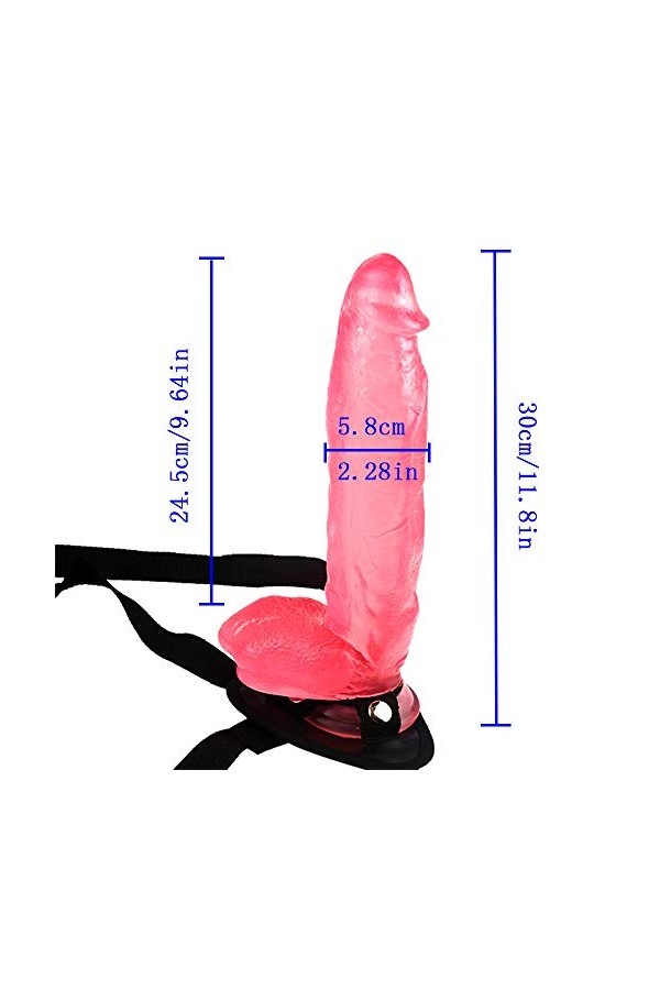 ŚéxTøyș Gode Ceinture Réglable Go-dé Ceinture An?le Couple couple Godémiché pour Lésbiénné Femme Réalisté Femme Couple