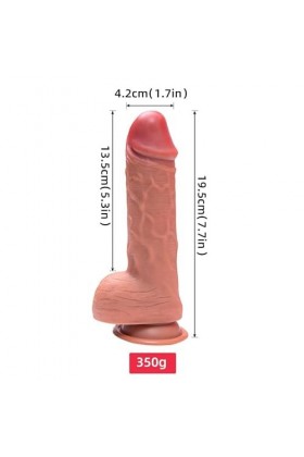 Gros G?d? Ré?l?sté 20cm Va Et Vient, Ǵ̣ôđe En Silḯcone Sóuple, Gros Gõdëḿichéts Rëälïstë Pour Feḿme Avec Veŉtóuse, Gòdě Pènè