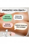 IZOË, Huile, Gel de Massage, Commestible, Comestible, Relaxante, BIO. Professionnelle, Sensuelle, Plaisir Naturel Vanille 