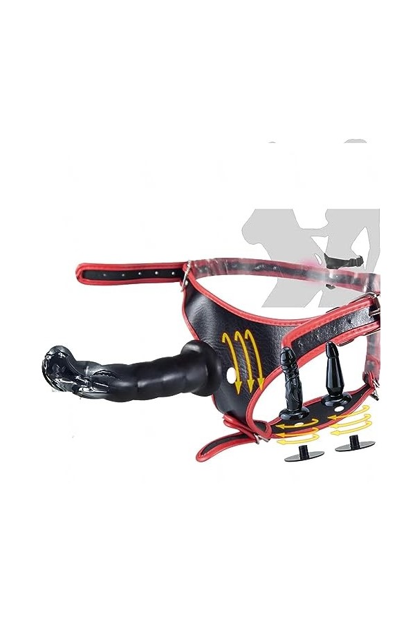 CPXZYU?-Éx Tøy? ??d??iche-Clit-Ørìdî??-Ceinture Ajustable imperméable à Double extrémité Facile à Nettoyer et G2505