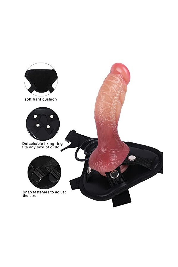 Petit G?d?s C?int?r?s R?al??te Hommes Souple Ŝilicòne, Št-rapòn Séxtòysé Couple Plàìsìr G??e Cèinturé Couple pour Femme R?al?