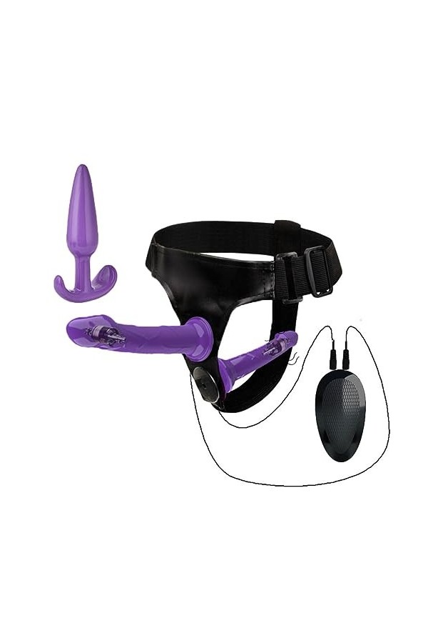 CPXZYU?-Éx Tøy? ??d??iche-Clit-Ørìdî??-Double Ceinture imperméable réglable Facile à Utiliser G2468