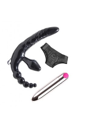 CPXZYU?-Éx Tøy? ??d??iche-Clit-Ørìdî??-Double tête Portable Doux Facile à Utilise G495