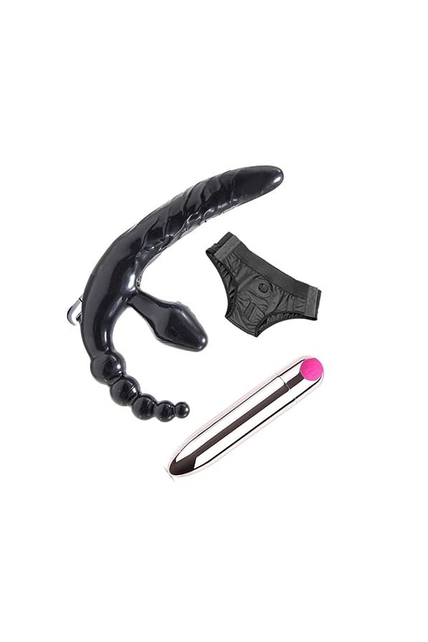 CPXZYU?-Éx Tøy? ??d??iche-Clit-Ørìdî??-Double tête Portable Doux Facile à Utilise G495