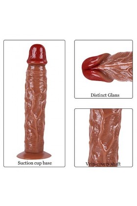 ZBJH Brun Sîlịcõnè Ġødêṁịché Céịntūrę Réàlịstê pour Fèṁmè, Céịntūrés Ġødêš Réàlịstê Hòmmës Lësbiënnë Và ét Viént Pêtit 20cm