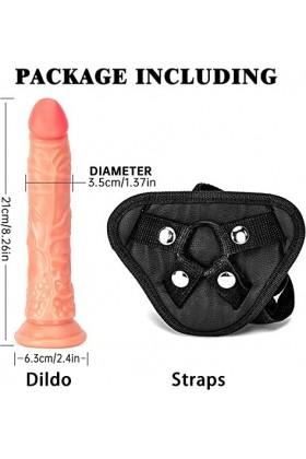 EmyjaY Texture Réaliste DI-Dlo Stráp Ǒn Hárnesst?ÝSadulte Femmes Ceinture Réglable Culotte Sans Bretelles Pour Les Couples 