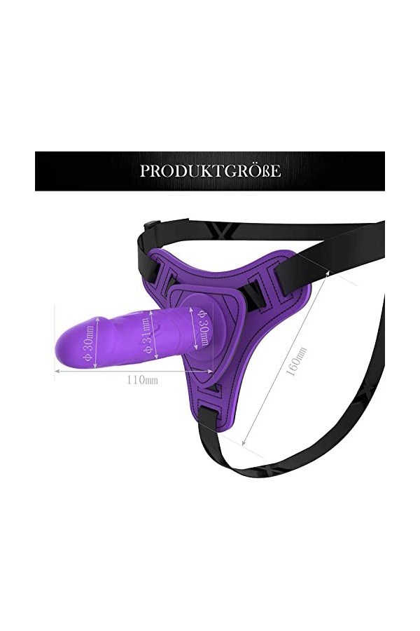EsHals Ġ???? Ṿ?????? Gódẹ Ceinture Strap-On Godeṃichet Ànàlé Femme Clîtórídíen,Godeś Ceintures Reaḷisṭe Homme Ànàlé Gày Gød L
