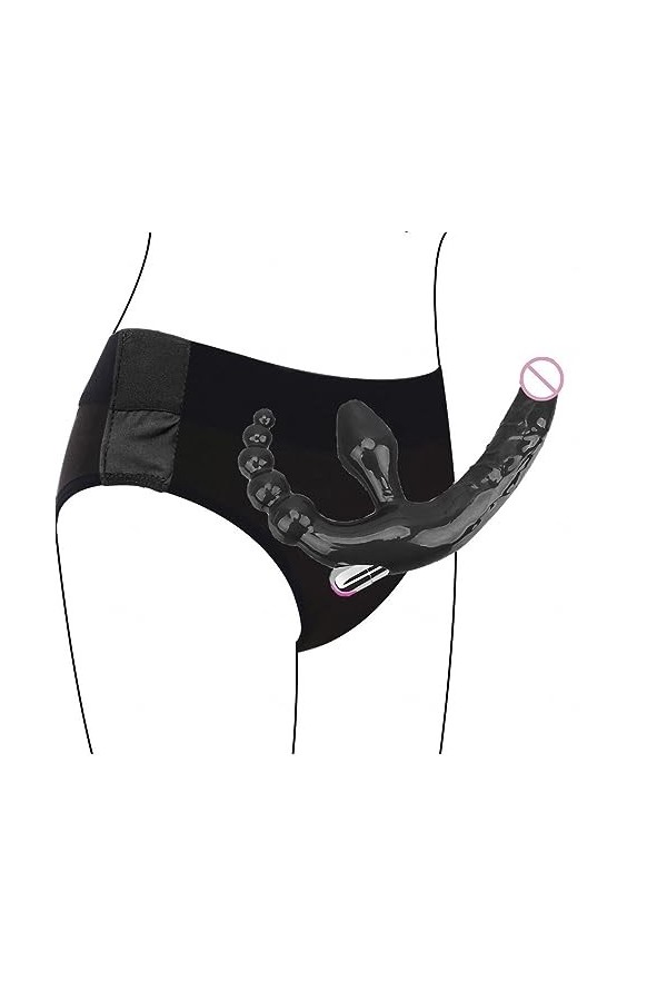 CPXZYU?-Éx Tøy? ??d??iche-Clit-Ørìdî??-Double tête étanche à Taille réglable Usage Multiple G2460