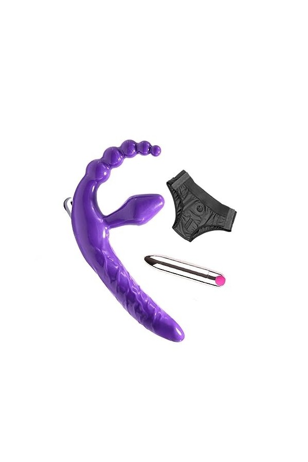 CPXZYU?-Éx Tøy? ??d??iche-Clit-Ørìdî??-Matériau à Double tête imperméable Facile à Utiliser G2966