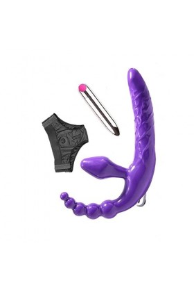 CPXZYU?-Éx Tøy? ??d??iche-Clit-Ørìdî??-Double tête Portable Doux Facile à Nettoye G3363