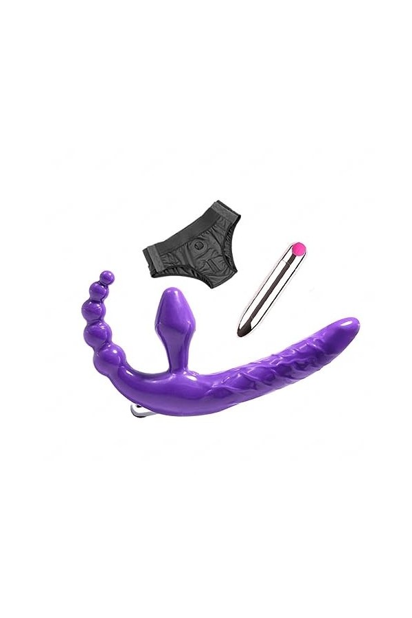 CPXZYU?-Éx Tøy? ??d??iche-Clit-Ørìdî??-Ceinture réglable à Double extrémité Portable Lavabl G2469