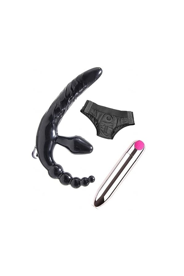 CPXZYU?-Éx Tøy? ??d??iche-Clit-Ørìdî??-Ceinture Ajustable imperméable à Double extrémité Facile à Utiliser e G245