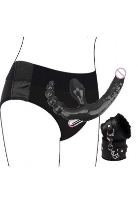 CPXZYU?-Éx Tøy? ??d??iche-Clit-Ørìdî??-Double tête étanche à Taille réglable Durable et Facile G2785