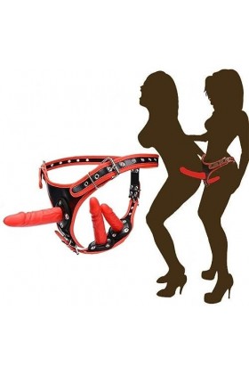 CPXZYU?-Éx Tøy? ??d??iche-Clit-Ørìdî??-Ceinture imperméable réglable à Double extrémité Facile à Utiliser G1625