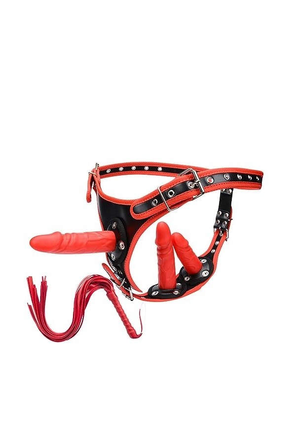 CPXZYU?-Éx Tøy? ??d??iche-Clit-Ørìdî??-Double Ceinture réglable Portable Facile à Utiliser et G3194