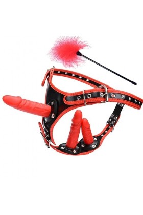 CPXZYU?-Éx Tøy? ??d??iche-Clit-Ørìdî??-Taille réglable à Double tête Durable et Facile G3333