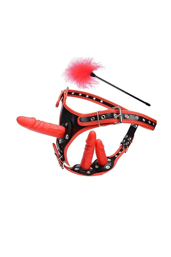 CPXZYU?-Éx Tøy? ??d??iche-Clit-Ørìdî??-Taille réglable à Double tête Durable et Facile G3333