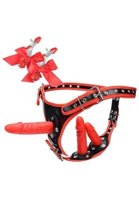 CPXZYU?-Éx Tøy? ??d??iche-Clit-Ørìdî??-Double Ceinture imperméable réglable Facile à Utiliser et résistant G2786