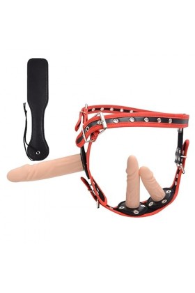 CPXZYU?-Éx Tøy? ??d??iche-Clit-Ørìdî??-Double Ceinture réglable Portable Portable et Facile à Tr G3476