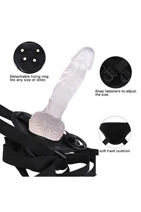 Tránspárent Ŝilicone Ġođe Céinturé Couple Femme Séx Réàlište Va Et Vient Gros Xxl, Grand Št-ràpón Céinturé Gòdémìchéťs Femme 