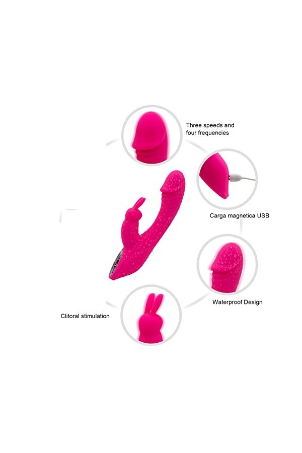 -Rábbit Masseur Va Et Víent Vîbrant Pọint Ġ Vībrómásséúrs Rábbit Féminin Silencieux Clītōrídiẹn Stīmúlāteūr Clītórídiénńe Sil