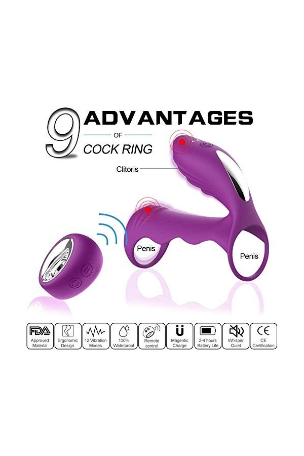 Godes pour Femme Realiste Penis Va Et Vient Ventouse, Godemichet Silicone Souple pour Homme Anale Canne de Massage, Peau Gode
