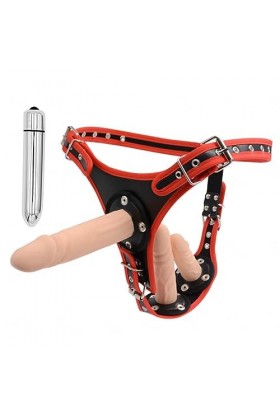 CPXZYU?-Éx Tøy? ??d??iche-Clit-Ørìdî??-Double Ceinture imperméable réglable Facile à Nettoy G973