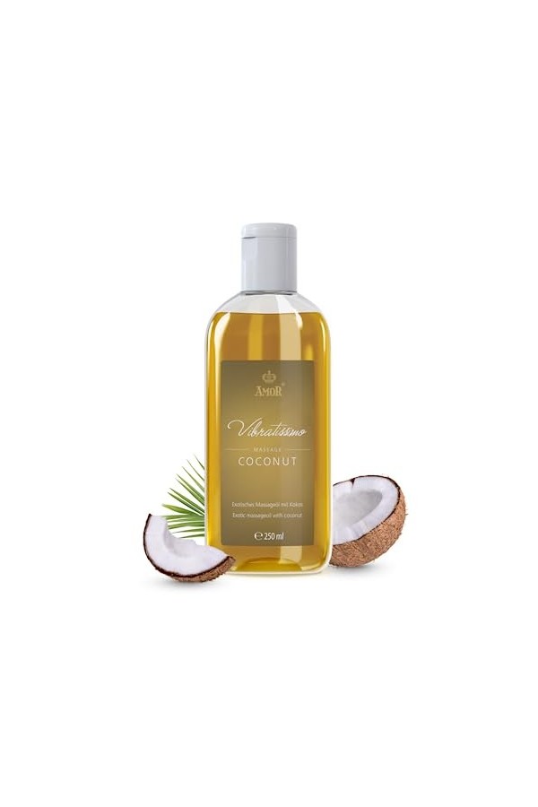 Vibratissimo « Hot Moments » huile de massage chauffante et apaisante, huile d’amour érotique, 100 ml