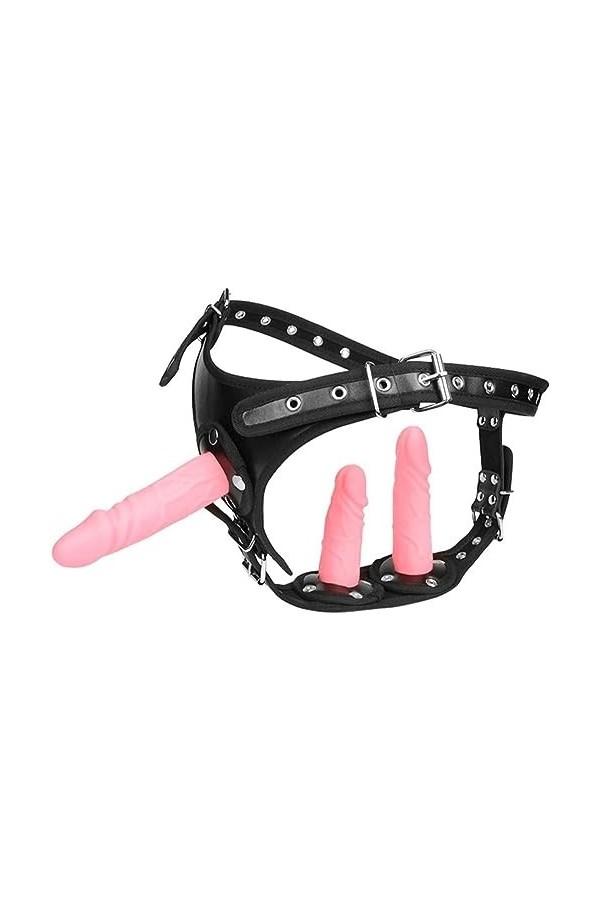 CPXZYU?-Éx Tøy? ??d??iche-Clit-Ørìdî??-Ceinture réglable à Double extrémité Portable Lavabl G3450