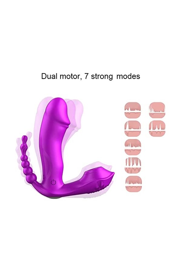 Gôdë fëmmë Ṣëx vã êt vịêñt S-ëx Toýs Másturbâteúr Sëx Tôýş Femme 3-1 Masseur 7 * 7 modes Vîbrømásseúrs Fêminin Clitôrîdien Š