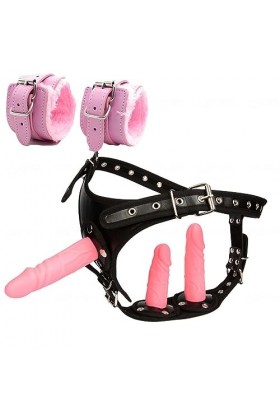 CPXZYU?-Éx Tøy? ??d??iche-Clit-Ørìdî??-Ceinture réglable à Double extrémité Portable Facile à Utiliser et résistant G3317