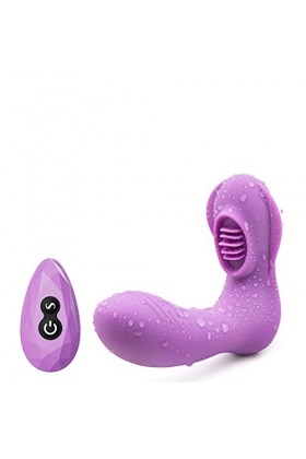 Vībrømāssêūr Femme Telecommande Couple Stimulātíøn Clītøridīên Puissant, Vībrømāssêūr şêxūêl Vībrāñt Culotte sans Fil Invisib