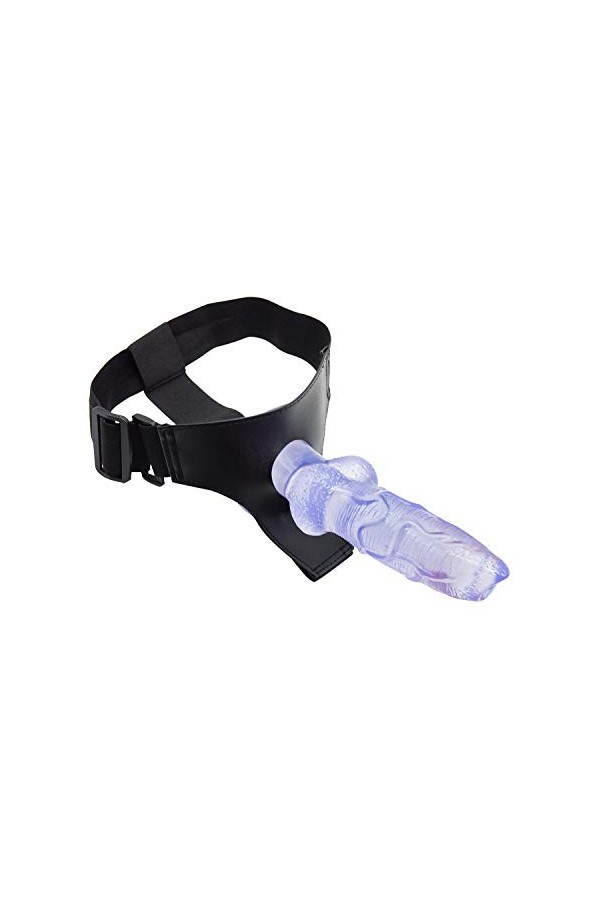 Homme Creux Ceinture Gode Ġọdẹṃiche,Rroduit Šèẋuel Homme Femme Adulte Violet Waterproof Femmes Realiste Godes Sextoyse Plaisi