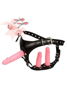 CPXZYU?-Éx Tøy? ??d??iche-Clit-Ørìdî??-Ceinture Ajustable imperméable à Double extrémité Facile à Utiliser G1904