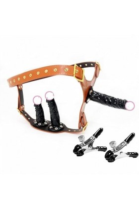 CPXZYU?-Éx Tøy? ??d??iche-Clit-Ørìdî??-Double tête Portable Doux Durable et Facile G2796