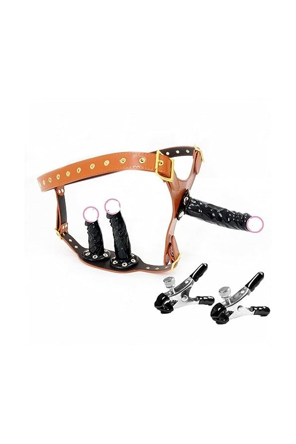 CPXZYU?-Éx Tøy? ??d??iche-Clit-Ørìdî??-Double tête Portable Doux Durable et Facile G2796