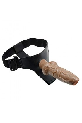 Jouets pour le sexe Flesh Double Strapǒn Harnais Strap ǒns Funny Toys for Lesbian Pants Strap ǒn Strapless Real Feel M8