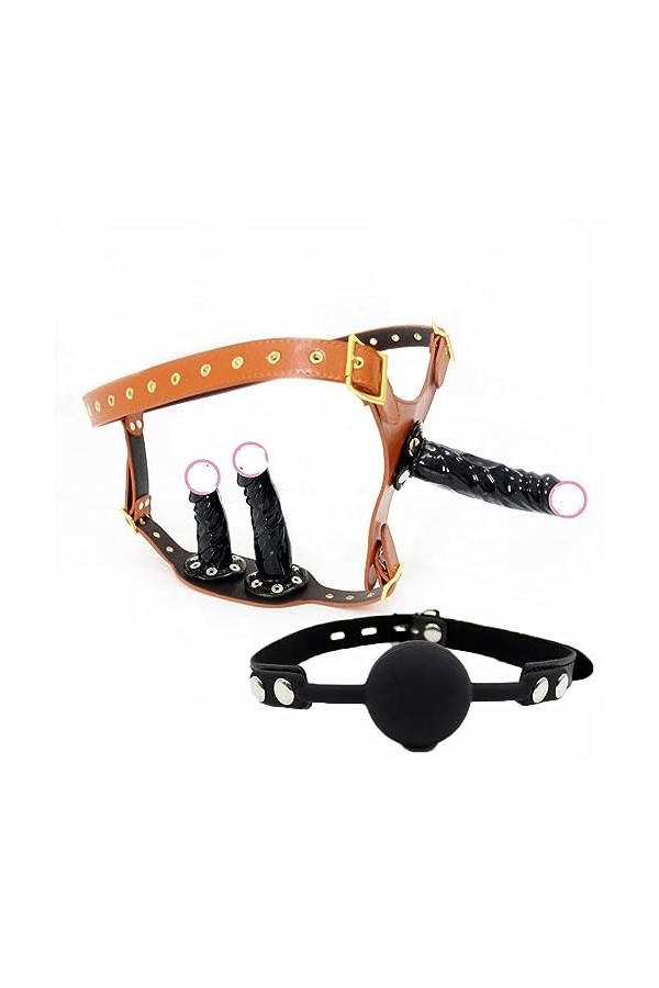 CPXZYU?-Éx Tøy? ??d??iche-Clit-Ørìdî??-Ceinture réglable à Double extrémité Portable Beau et G2056