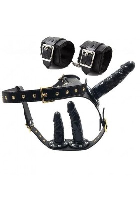 CPXZYU?-Éx Tøy? ??d??iche-Clit-Ørìdî??-Double tête étanche à Taille réglable Durable et Facile G1232