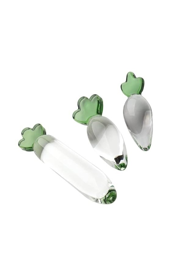 ARKNAV Gode Jelly Cristal Transparent Lông Gode Vëntòusë Pòrtable Gode Realiste Fémmé Séx Matériau En Verre,Doux Et Facile À